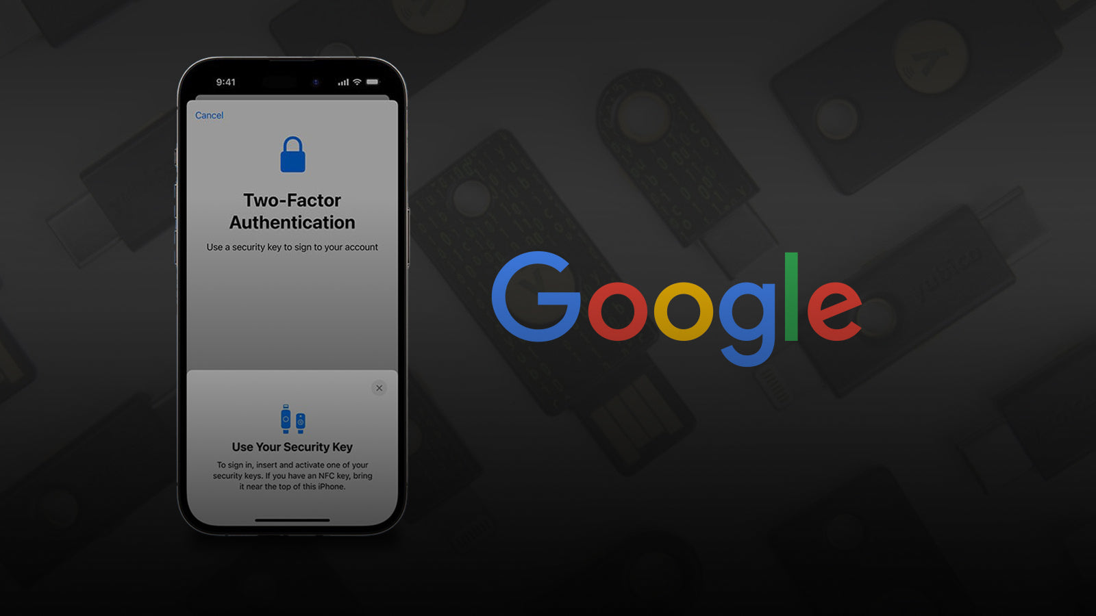 Setting up your YubiKey for your Google Account