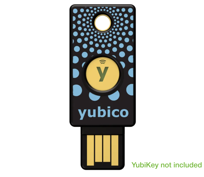YubiStyle Cover (Polka Blue)