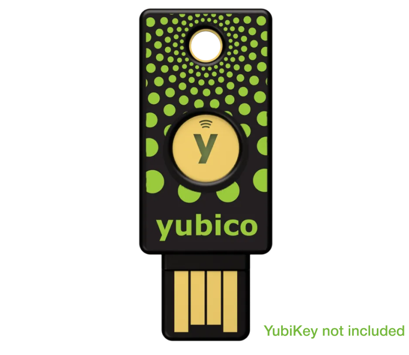 YubiStyle Cover (Polka Green)